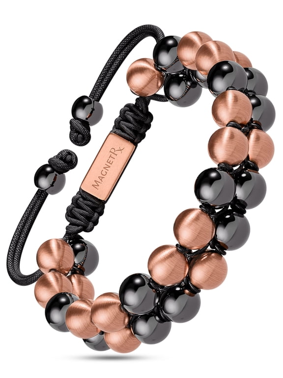 MAX Strength Magnetic Hematite Copper Bracelet (Double Row)