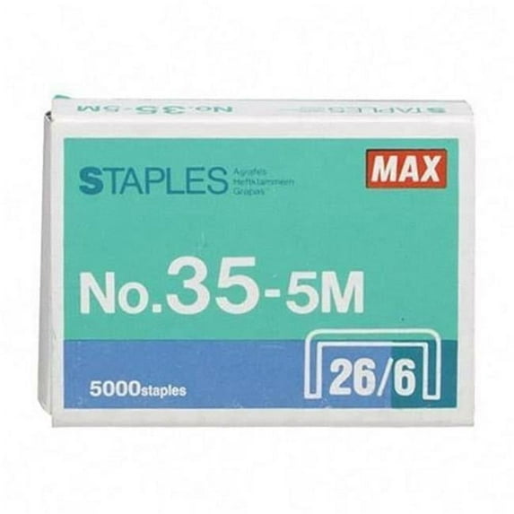 MAX USA MXB355M Max Hd-50Df Standard - 1-5000Pk 1-4in. Staples