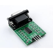 MAX232 SP3232 RS232 to TTL DB9 Female Serial Port Converter Module with LED Indicators 3.3V-5V