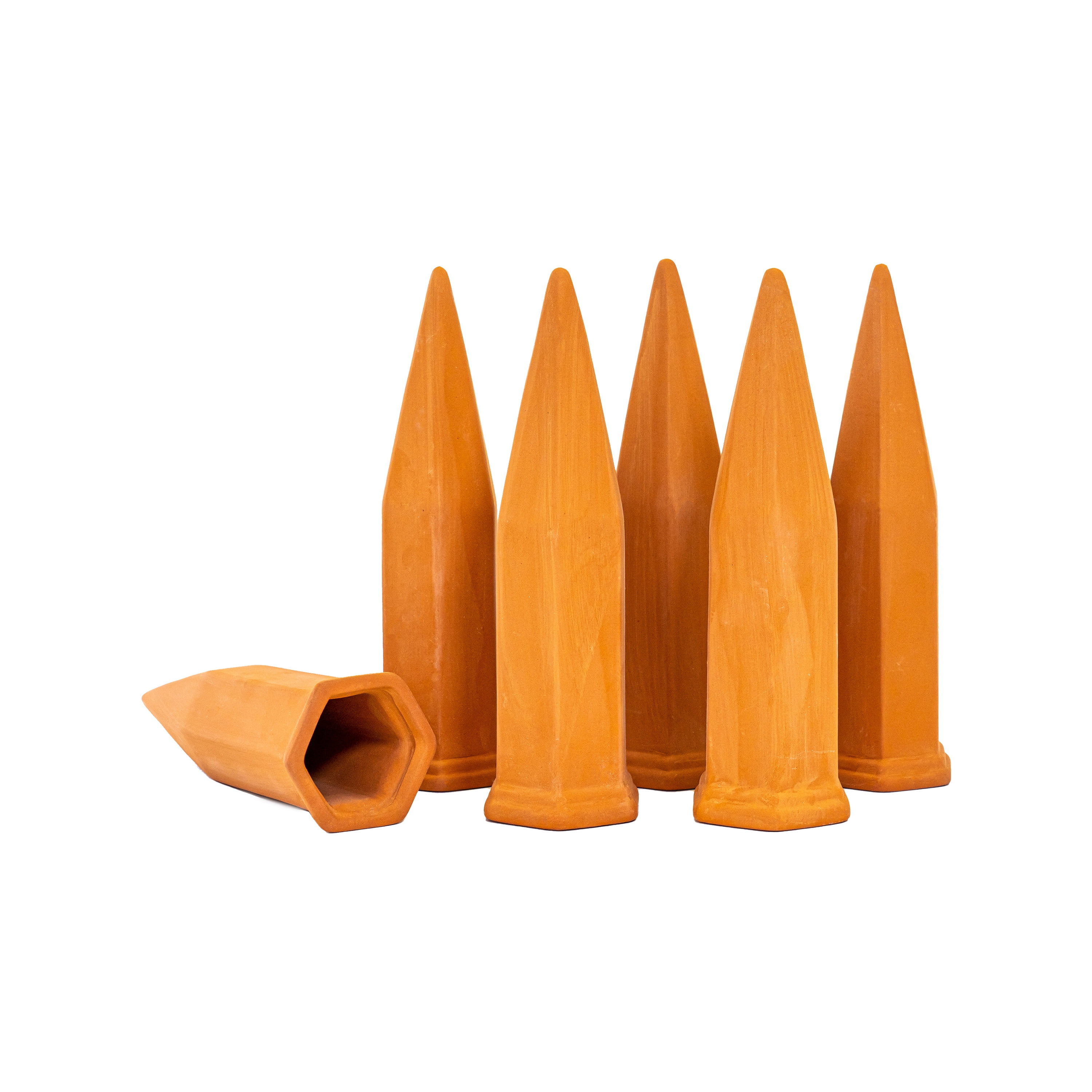 MAXAM Terracotta Watering Spikes, 6 Piece