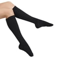 thumbnail image 1 of MAXAR Unisex Knee-High Dress & Travel Graduated Compression Socks (12-15 mmHg): H-170 S, 1 of 6