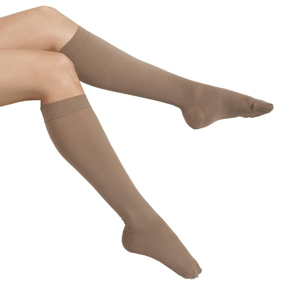 MAXAR Unisex Knee-High Dress & Travel Graduated Compression Socks (12-15 mmHg): H-170 XL