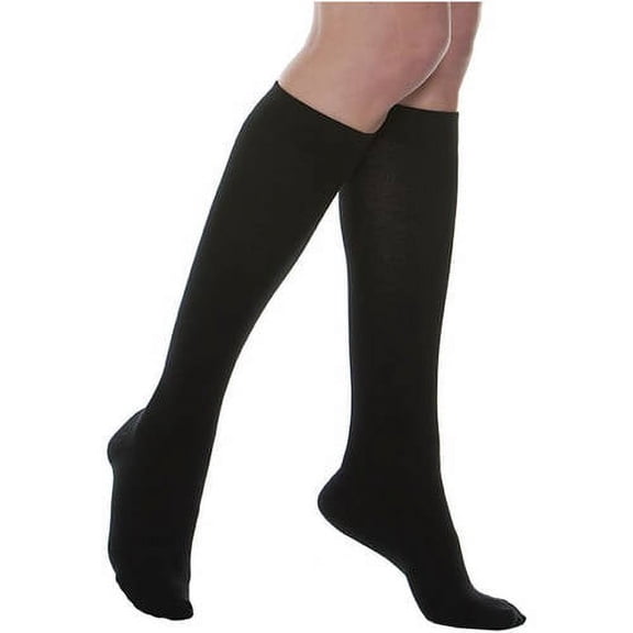 MAXAR Unisex Silver/Cotton Compression Support Socks (20-22 mmHg), Knee High: SUS-315