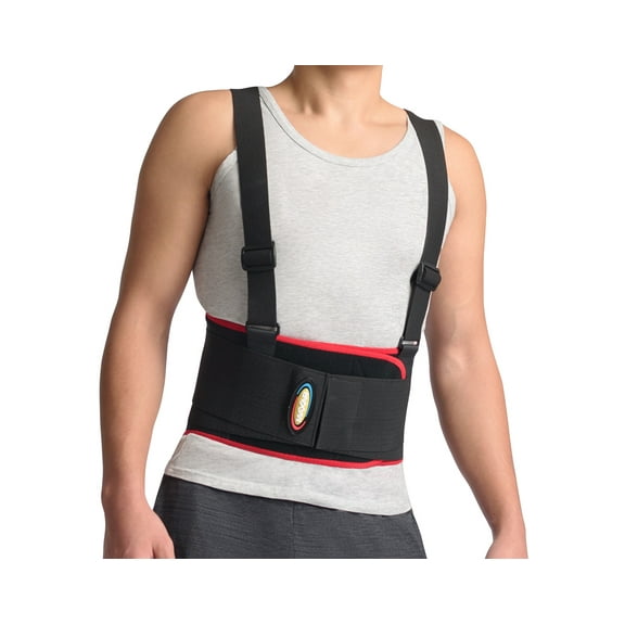 MAXAR Work Belt, Industrial Lumbosacral Support Back Brace (Deluxe)