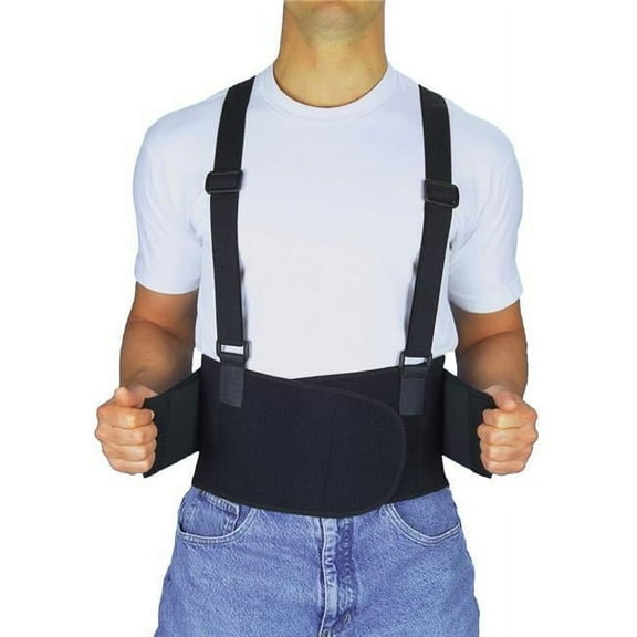 MAXAR Work Belt, Industrial Lumbosacral Support Back Brace (Standard with Suspenders)