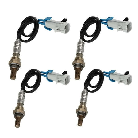 Maxfavor 4X O2 Oxygen Sensor for Chevrolet Silverado 1500, Cadillac 2005-2003 Upstream + Downstream