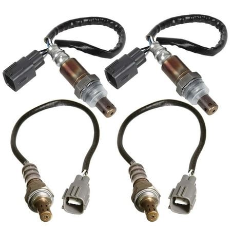 Maxfaovr 4X O2 Oxygen Sensor for 2007-2005 Toyota 4Runner Land Cruiser, Lexus V8 Upstream Downstream