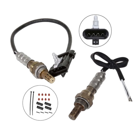 Maxfavor 2Pcs O2 Oxygen Sensor for 1996 1997 Chevrolet C1500 4.3L 2-Door 3-Door Upstream/Downstream