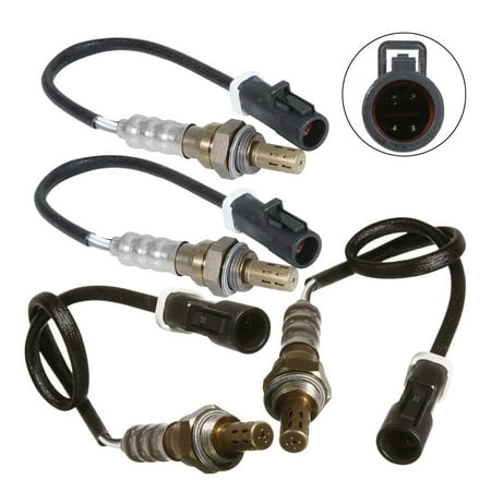 Maxfavor 4Pcs O2 Oxygen Sensor for 2001-2002 Jaguar S-Type 3.0L V6 Base 4-Door Upstream Downstream