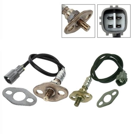 Maxfavor 2Pcs O2 Oxygen Sensor for 1992 Toyota Pickup 2.4L 2-Door RWD Calif. Upstream Downstream