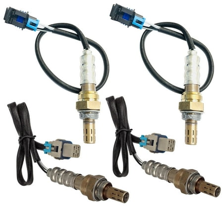 Maxfavor 4Pcs O2 Oxygen Sensor for 2007 Cadillac CTS V Sedan 4-Door V8 6.0L Upstream Downstream