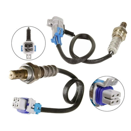 Maxfavor 2Pcs O2 Oxygen Sensor for Pontiac G6 V6 3.6L 2007 Right Manual Trans Upstream + Downstream