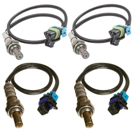 Maxfavor 4Pcs O2 Oxygen Sensor for 2006 2007 Chevrolet Avalanche Silverado 1500 Upstream Downstream