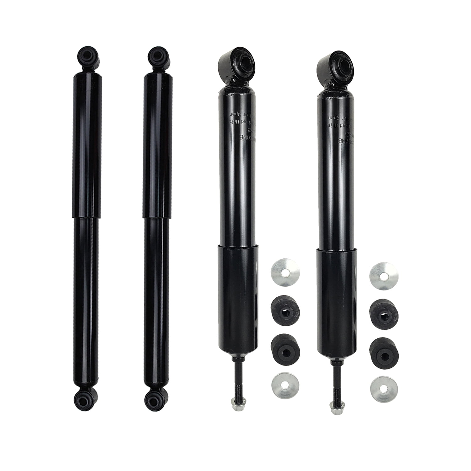2x STOßDÄMPFER + SPIRALFEDER DOMLAGER VORNE FÜR DODGE RAM 1500 4WD 2006 - 2008 e