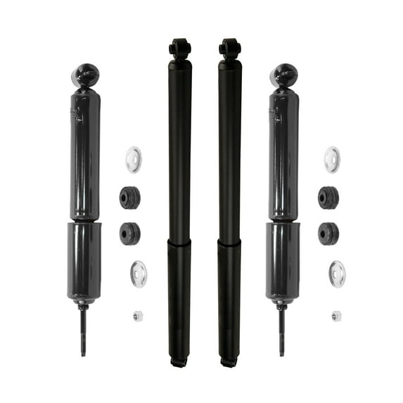 MAXFAVOR 4pcs Full Set Front and Rear Shocks Struts Compatible with Ford 1998-2011 Ranger RWD