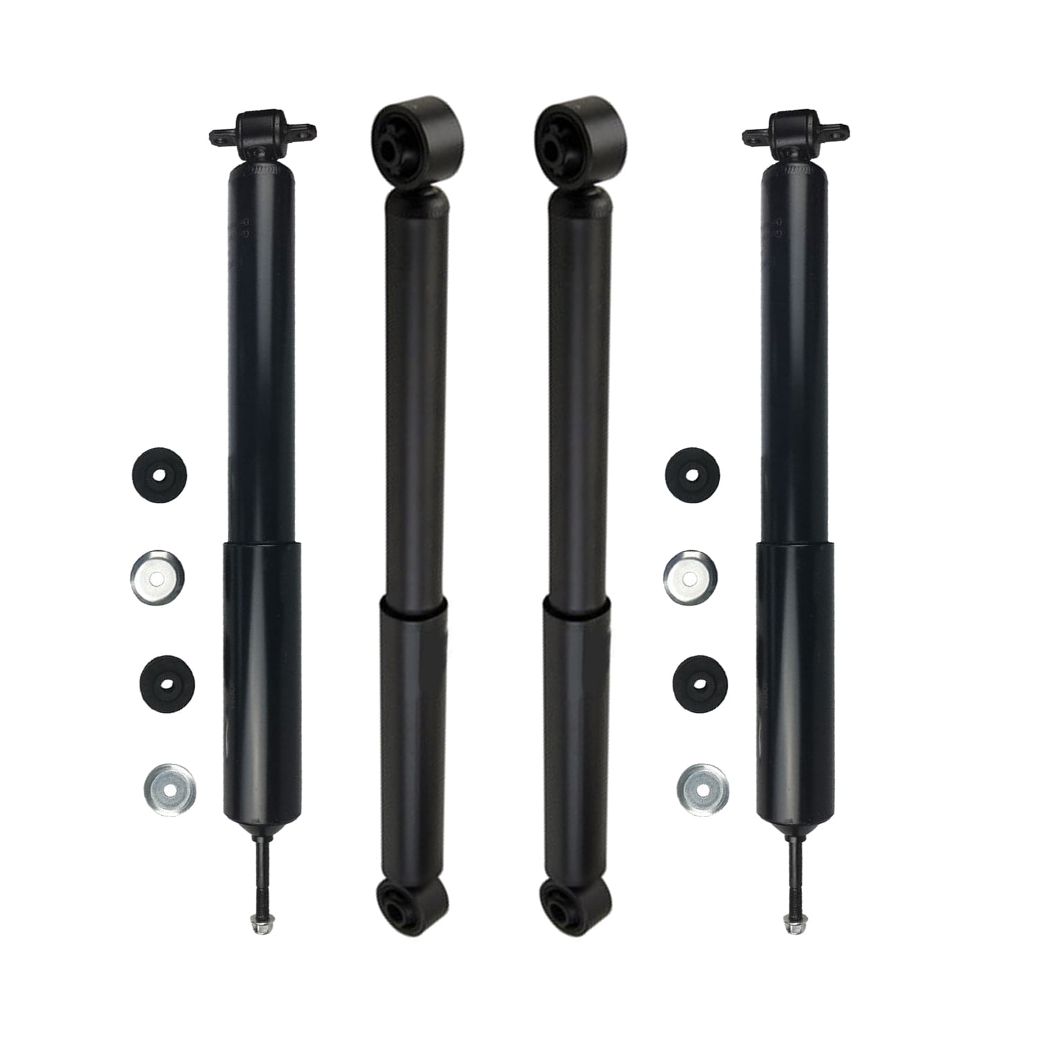 MAXFAVOR 4pcs Full Set Front and Rear Shocks Struts Compatible with Jeep 1999-2004 Grand Cherokee