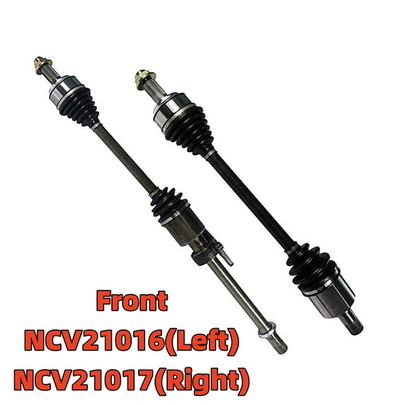 Maxfavor Front Pair CV Axle Shaft Assembly for 2010-2014 Acura TL 3.7L AWD Manual Trans 1 Piece Shaft