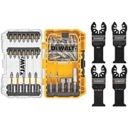 MAXFIT Steel Driving Bit Set 50-Piece With Oscillating Tool Blades 4-Pieces