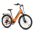 thumbnail image 1 of MAXFOOT MF25 Electric Bikes for Adults, 1000W Peak Motor, Up to 70 Miles, 48V 10.4Ah Built-in Battery, 25 MPH Electric Cruiser Bicycle, 26" 7-Speed Ebikes with Suspension, 1 of 14