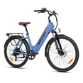 thumbnail image 1 of MAXFOOT MF25 Electric Bikes for Adults, 1000W Peak Motor, Up to 70 Miles, 48V 10.4Ah Built-in Battery, 25 MPH Electric Cruiser Bicycle, 26" 7-Speed Ebikes with Suspension, 1 of 12