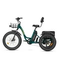 thumbnail image 1 of MAXFOOT MF30 Electric Tricycle for Adults, 750W Rear Drive Motor 3 Wheel Electric Bicycle with Suspension Fork, 85 Miles, 48V 20Ah UL Certified Battery, Fat Tire Electric Trike with Rear Differential, 1 of 11