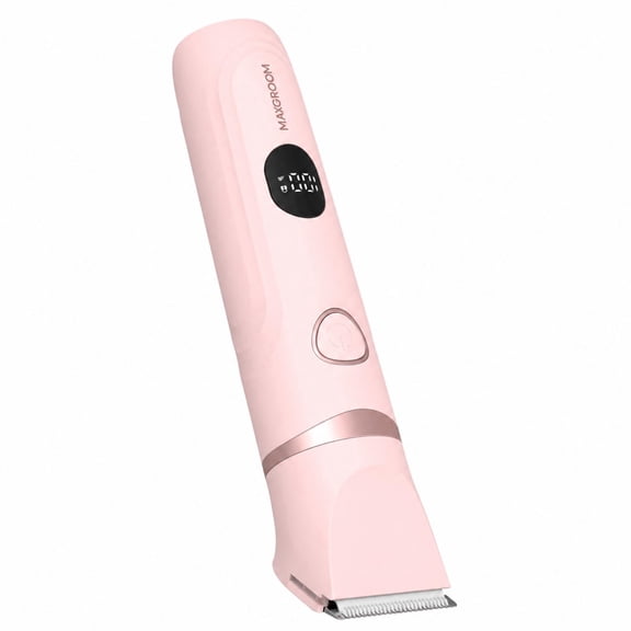 MAXGROOM Bikini Trimmer for Women, Dual Blade Electric Body Groomer with Floating Foil,  IPX6 Waterproof Cordless Shaver, R-Shaped Safety Blade for Chest, Groin & Full Body Grooming