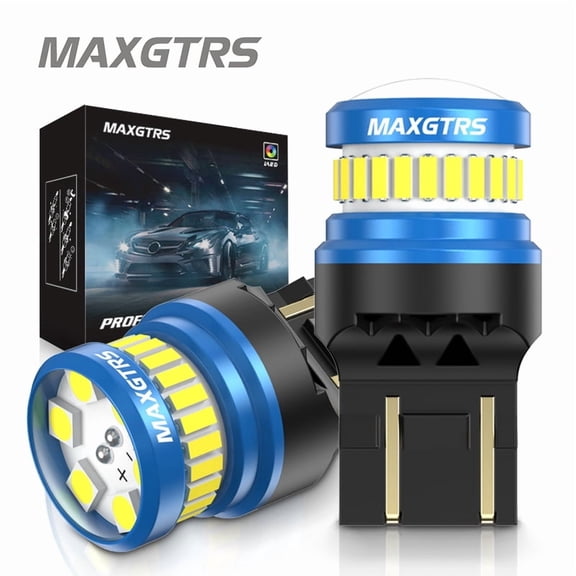 MAXGTRS 2x LED T20 1157 BAY15D P21/5W 7443 W21/5W Bulb Car Lights Turn Signal Brake Reverse Tail Lamp