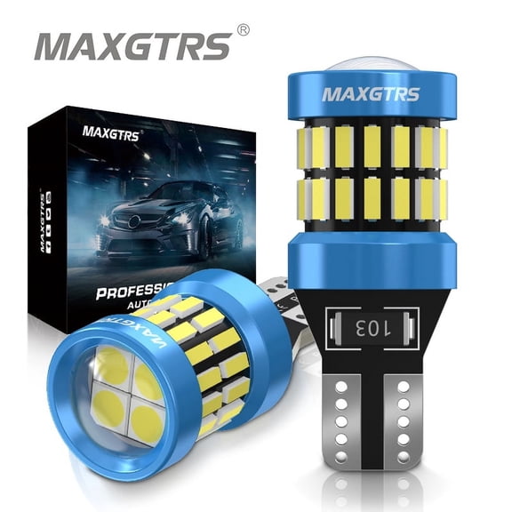 MAXGTRS 2x T15 W16W 921 912 LED 4014 3030 6000K Bulb Backup Car Reversing Light Backup Canbus Turn Signal Lamp