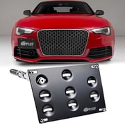 MAXHAWK Bumper Tow Hook License Plate Mounting Bracket Holder For Audi A3 S3 RS3 Q5 TT A4 S4 A5 S5 A7