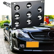 MAXHAWK Front Bumper Tow Hook License Plate Mounting Bracket Relocator Holder For Mercedes C E M S GLA GLK GLC GLE SL Class