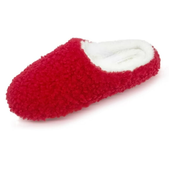 MAXHONG Fuzzy Curly House Slippers for Women With Memory Foam, Winter Cozy Lightweight Washable Ladies Slippers for Indoor Rubber Sole Slip on