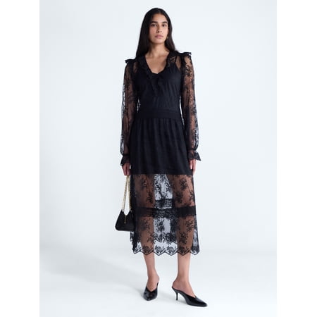 Scoop Women's All Over Lace Maxi Dress, Sizes XS-XXL