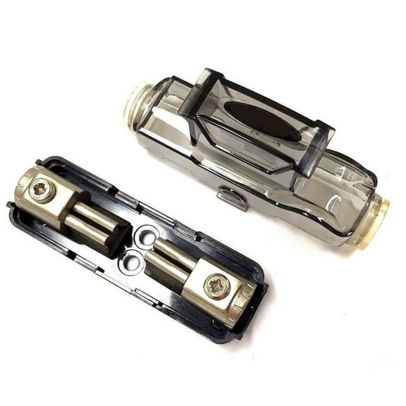 MAXI In-line Fuse Holder Top Loading 2/4 ga. In & Out with Adapters 12V