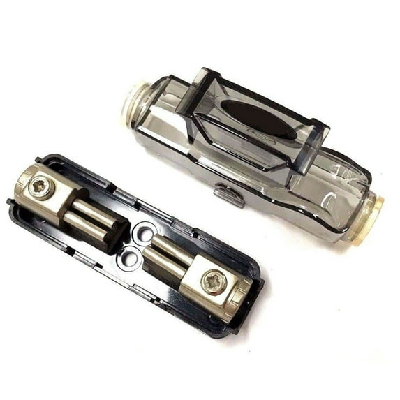 MAXI In-line Fuse Holder Top Loading 2/4 ga. In & Out with Adapters 12V
