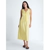 Scoop Women's and Women's Plus Maxi Keyhole Dress,