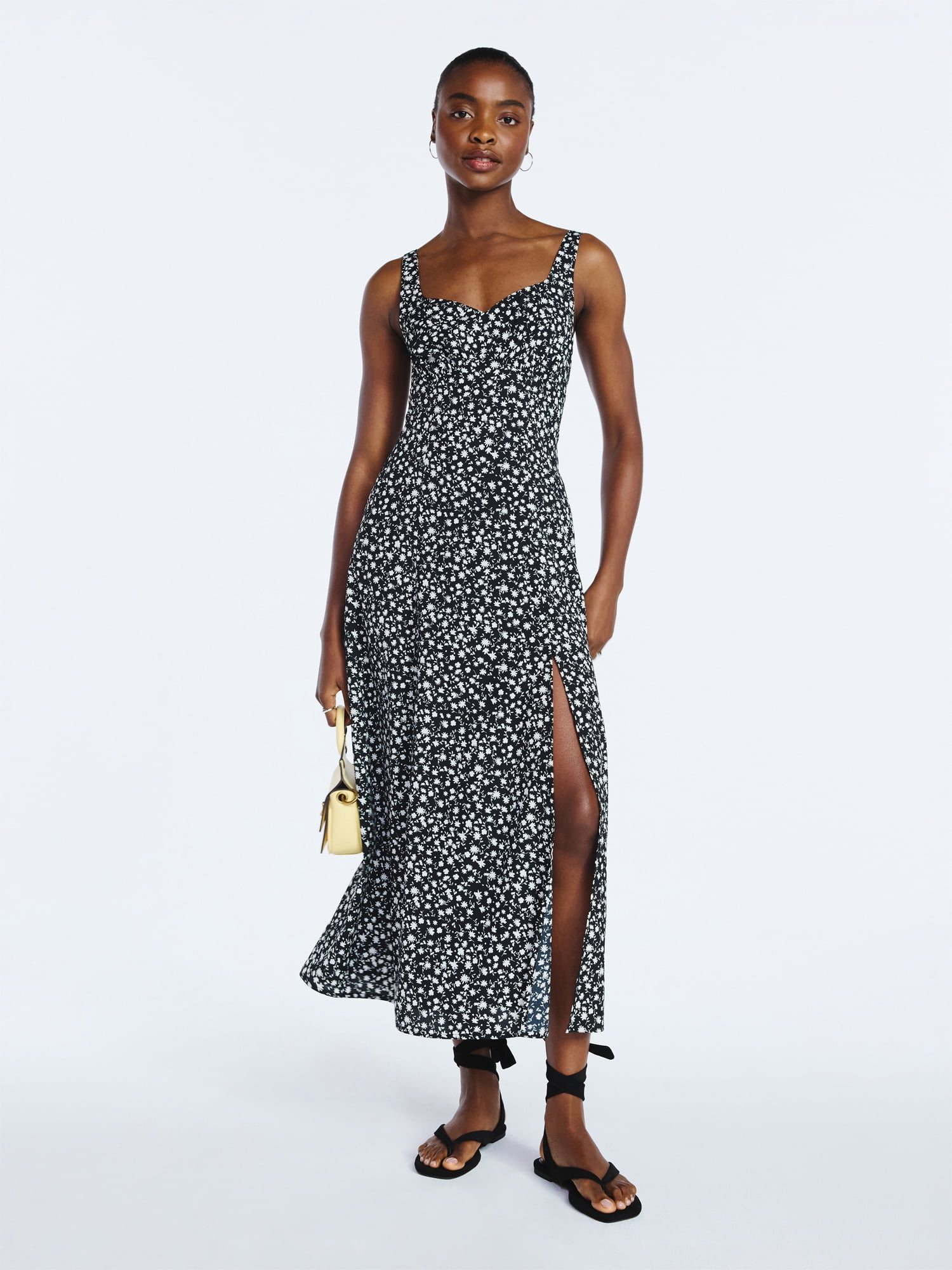 Scoop Women's Side Slit Maxi Dress, Sizes XS-XXL - Walmart.com Scoop Women's Side Slit Maxi Dress, Sizes XS-XXL - Walmart.com
