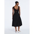 thumbnail image 1 of Scoop Women’s Cotton Maxi Dress with Bow Back, Sizes XS-4X, 1 of 5