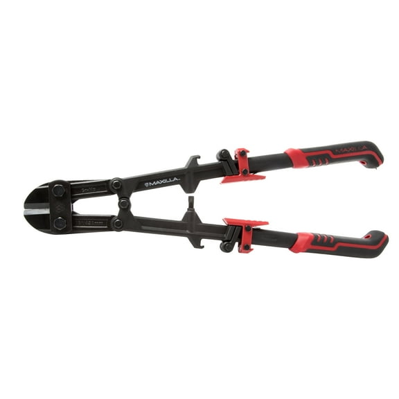 MAXILLA 93908 Folding Bolt Cutter with Ergonomic Handles, 18-Inch
