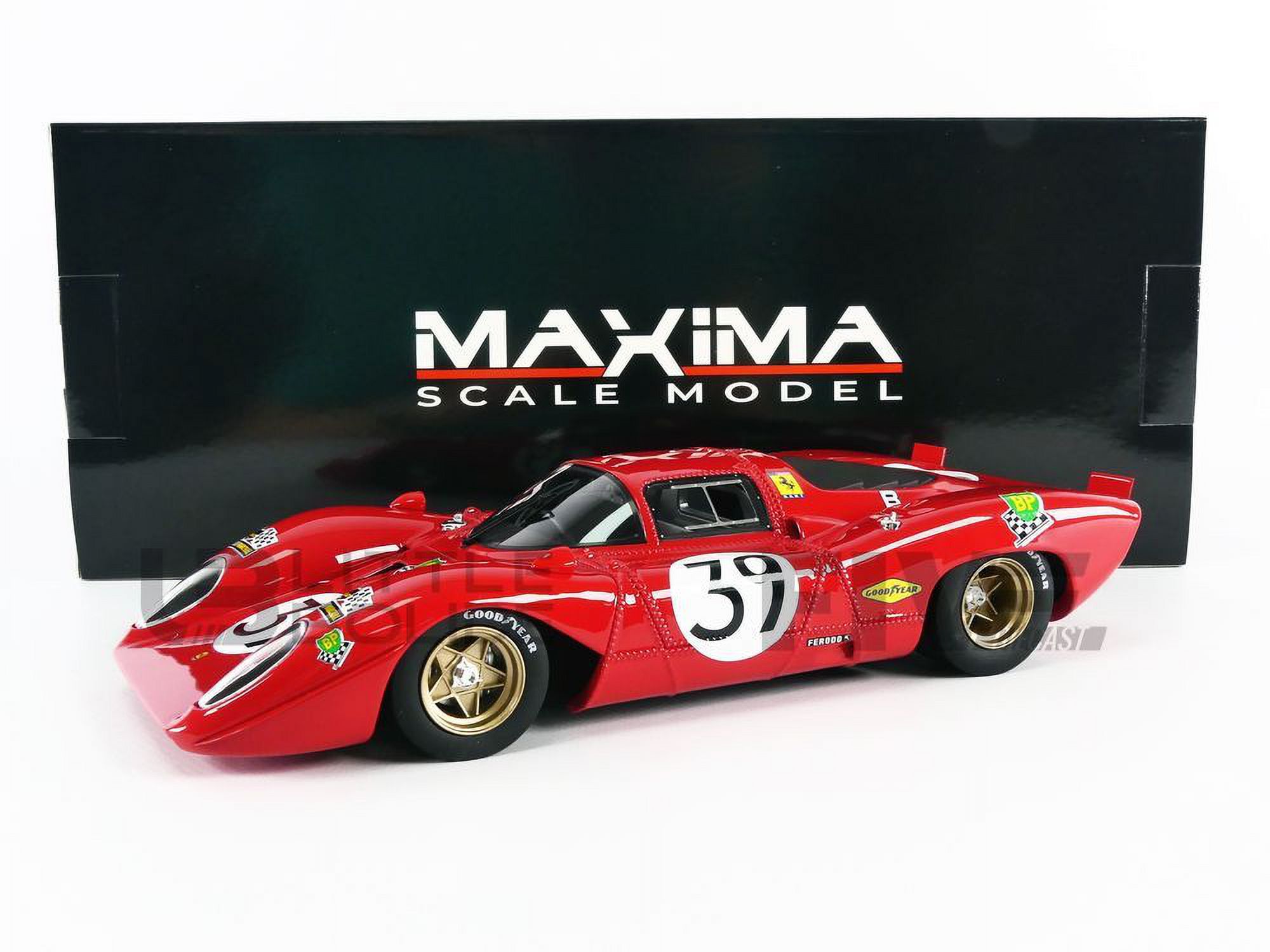 MAXIMA 1/18 - FERRARI 312P Coupe - Le Mans 1970 - Walmart.com