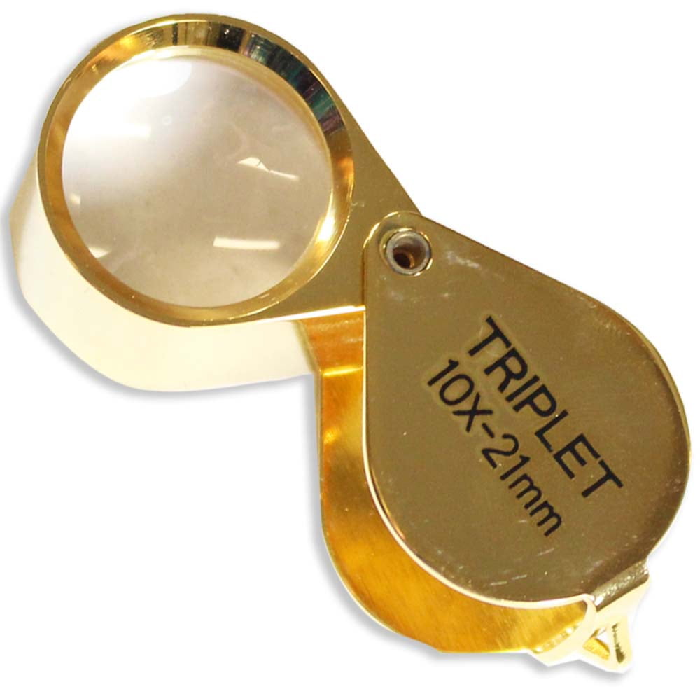 Stalwart 10x Jewelers Eye Loupe Magnifier with Case
