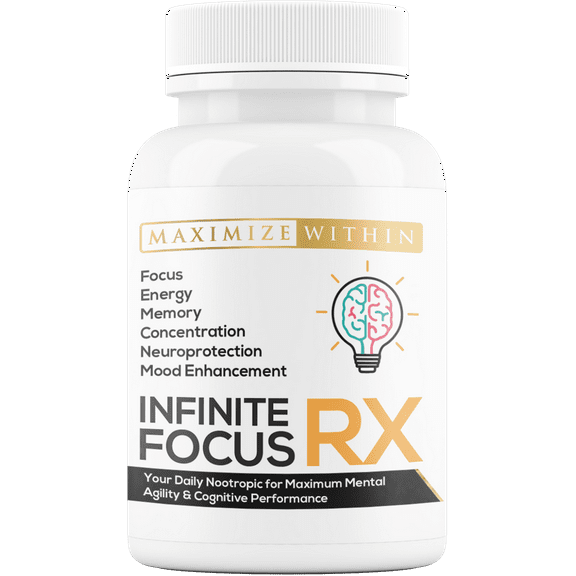 MAXIMUM Slim Nootropic Brain Supplement for Adults - Concentration, Memory & Brain Support, 60 Count