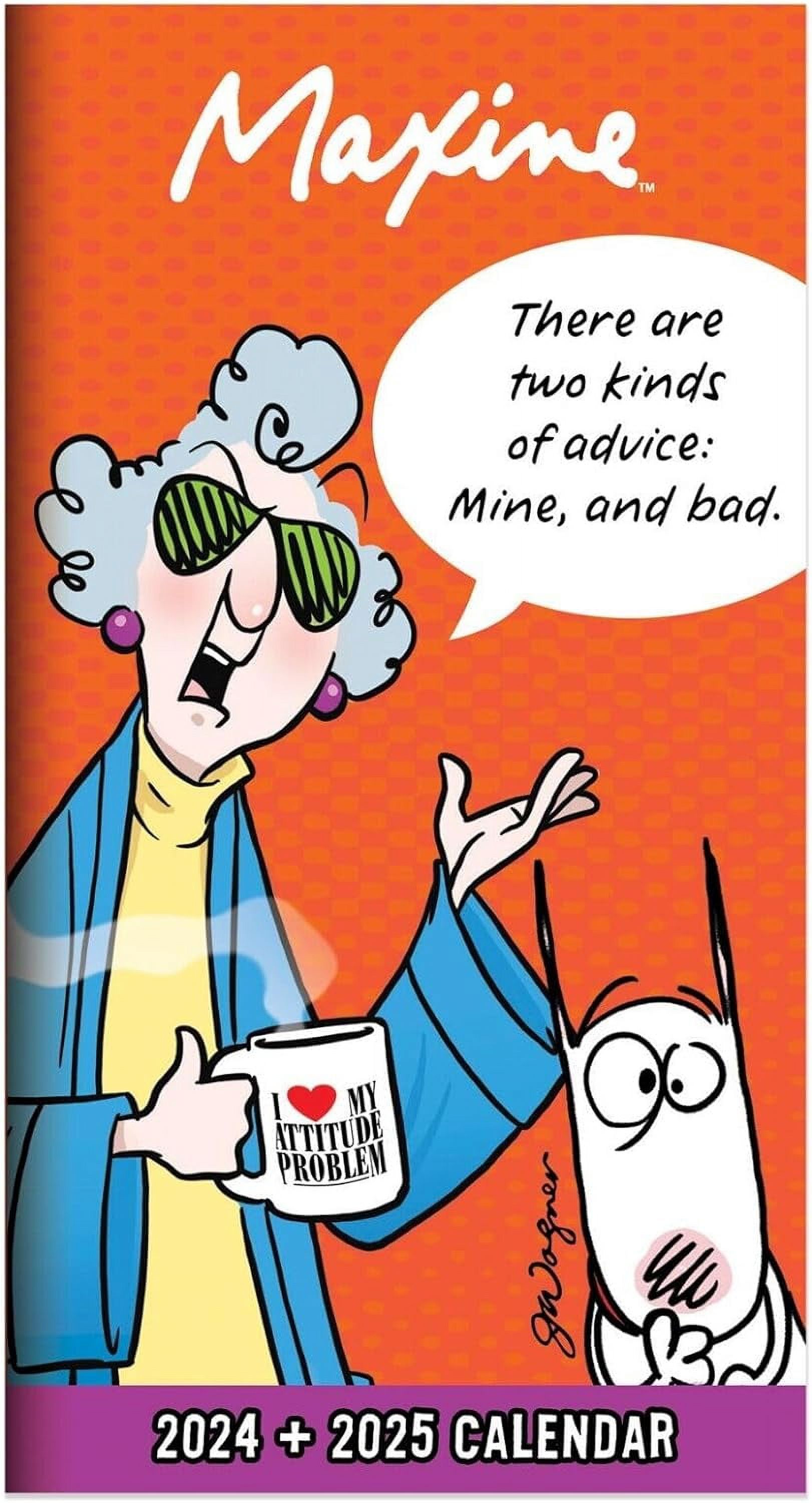 MAXINE TWOYEAR Monthly Checkbook Size Pocket Planner 20242025