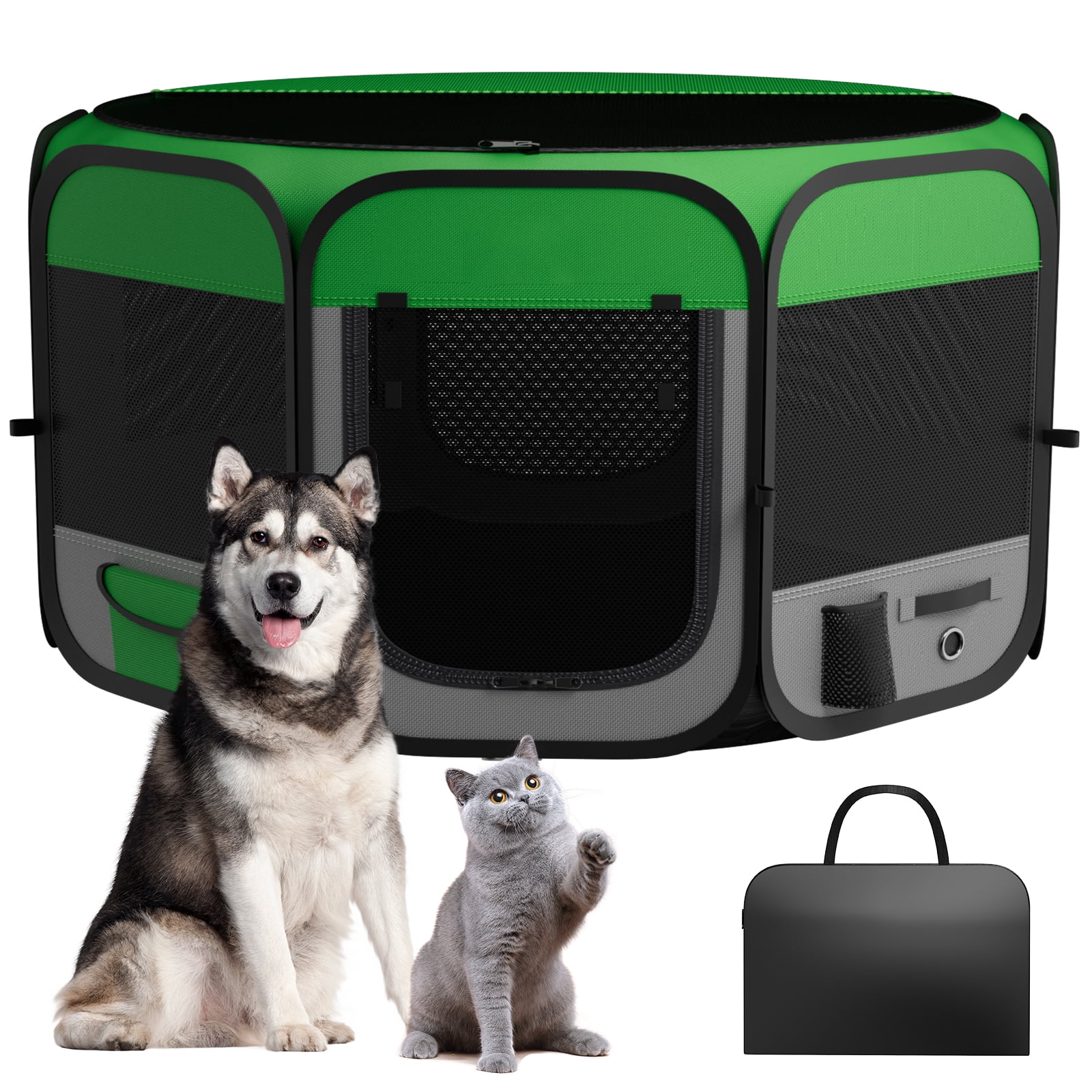 Visual Reference: Maxlapter Dog Playpen Portable Pet Cat Dog Tent Crates Cage