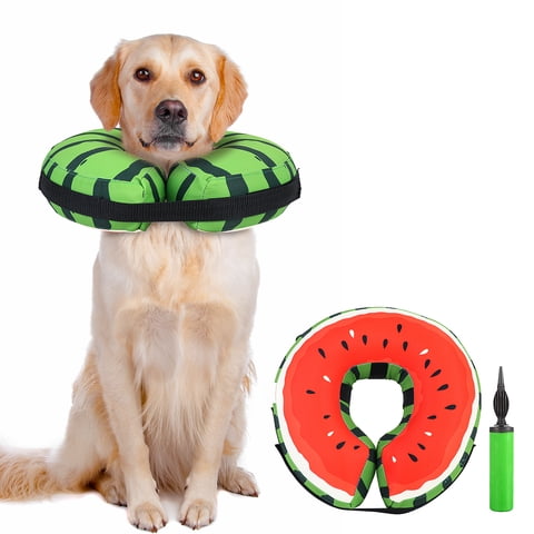 MAXLAPTER Protective Inflatable Dog Cone after Recovery Cone for Dog Cat Surgery Collar, L
