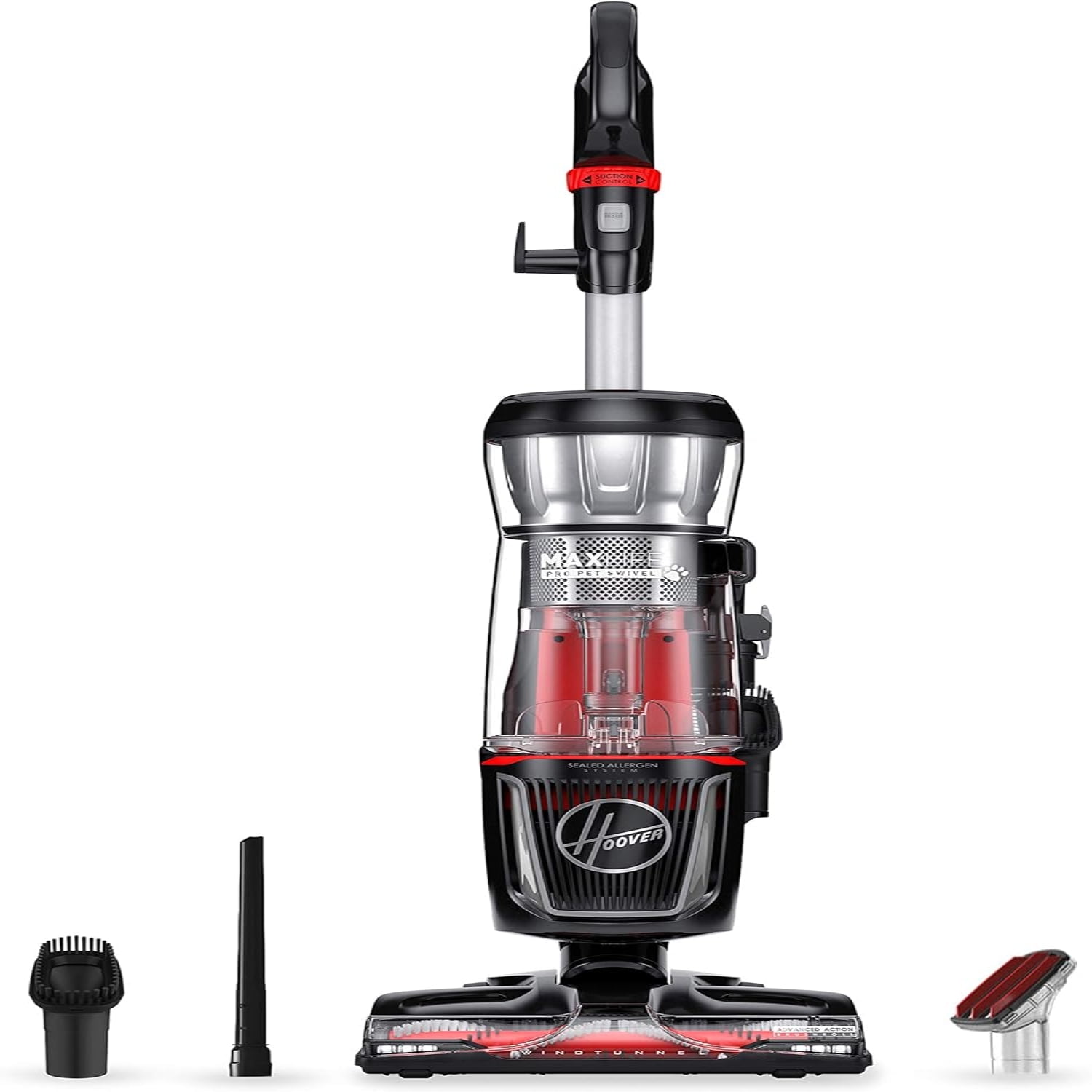MAXLife Pro Pet Swivel Bagless Upright Vacuum Cleaner for Carpet and