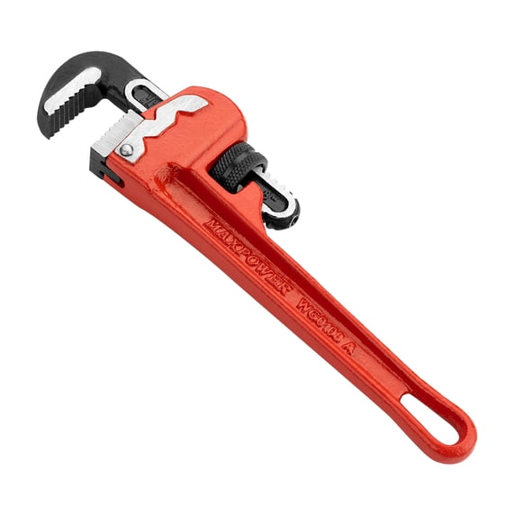 MAXPOWER Heavy Duty Straight Pipe Wrench, 8 Inch(200mm)