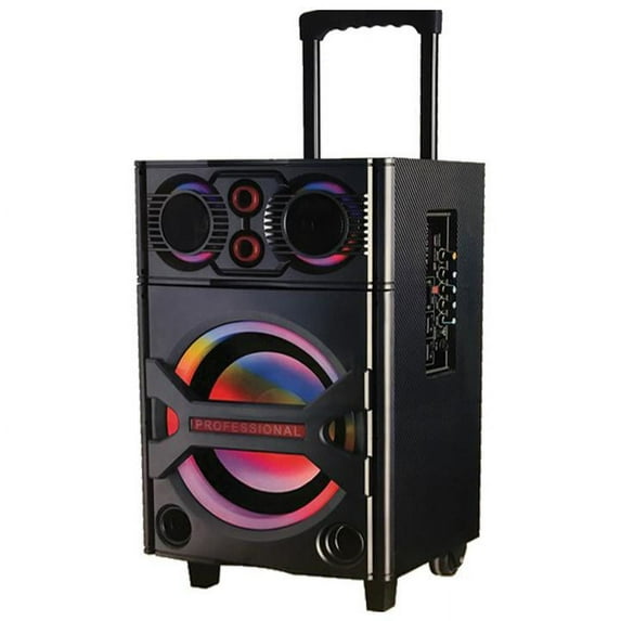 MAXPOWER Professional DJ Speaker System Single 10" Woofer with Bluetooth
