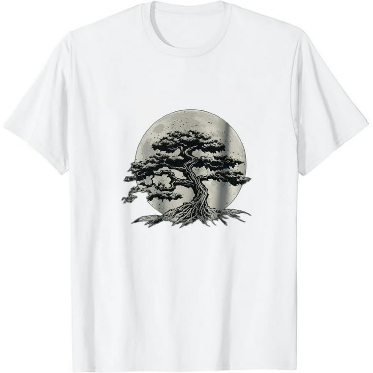 Zen Enso T-Shirt With Artistic Zen Circle Calligraphy