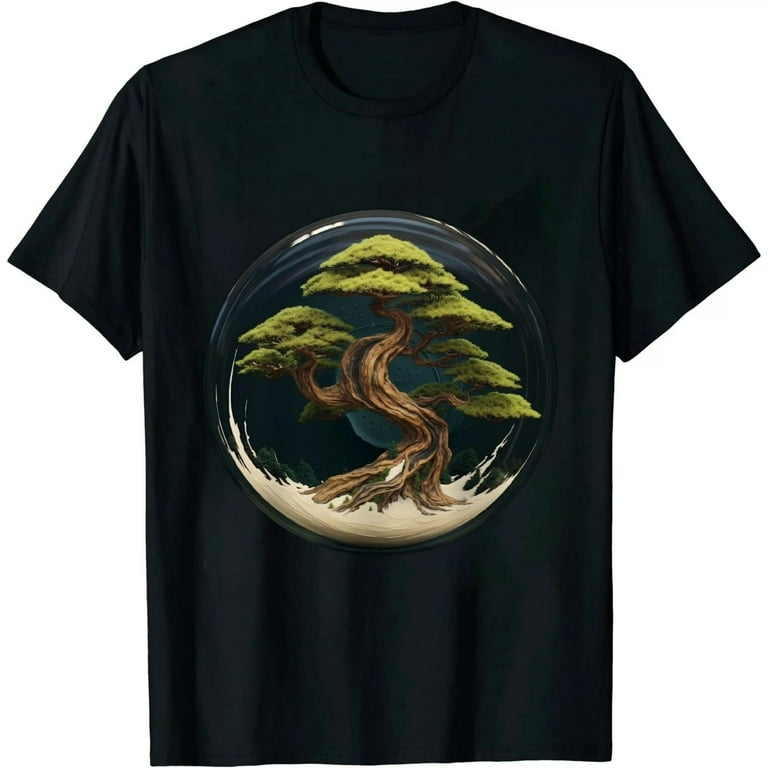 Bonsai Grafic Japanese Zen Tree T-Shirt Bonsai Grafic Japanese Zen Tree T-Shirt