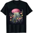 thumbnail image 1 of MAXPRESS Jellyfish flowers diving T-Shirt, 1 of 3